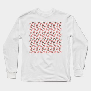 Cute watermelon hand drawn pattern Long Sleeve T-Shirt